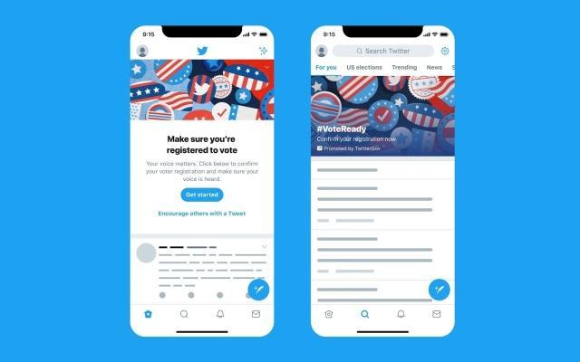 Twitter做出了“有史以來最大的推動(dòng)”以鼓勵(lì)美國選民登記
