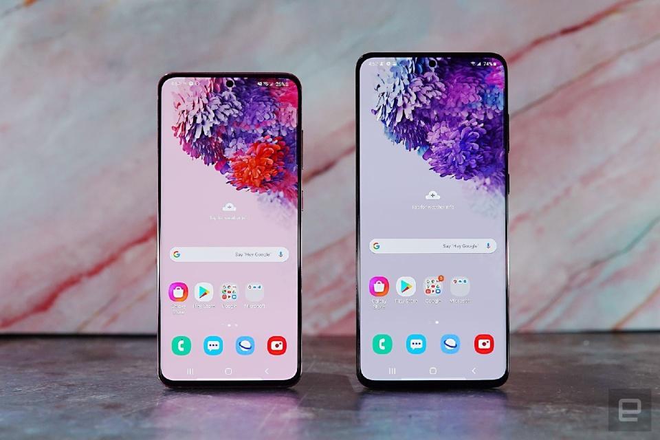 讀者比較和對比三星Galaxy S20系列