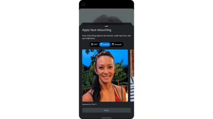 Google將默認(rèn)關(guān)閉Pixel 5，Pixel 4a上的臉部修飾效果