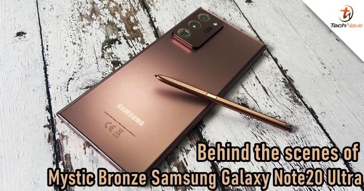 神秘青銅三星Galaxy Note20 Ultra的幕后花絮