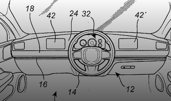 沃爾沃申請了方向盤可從左向右滑動的專利