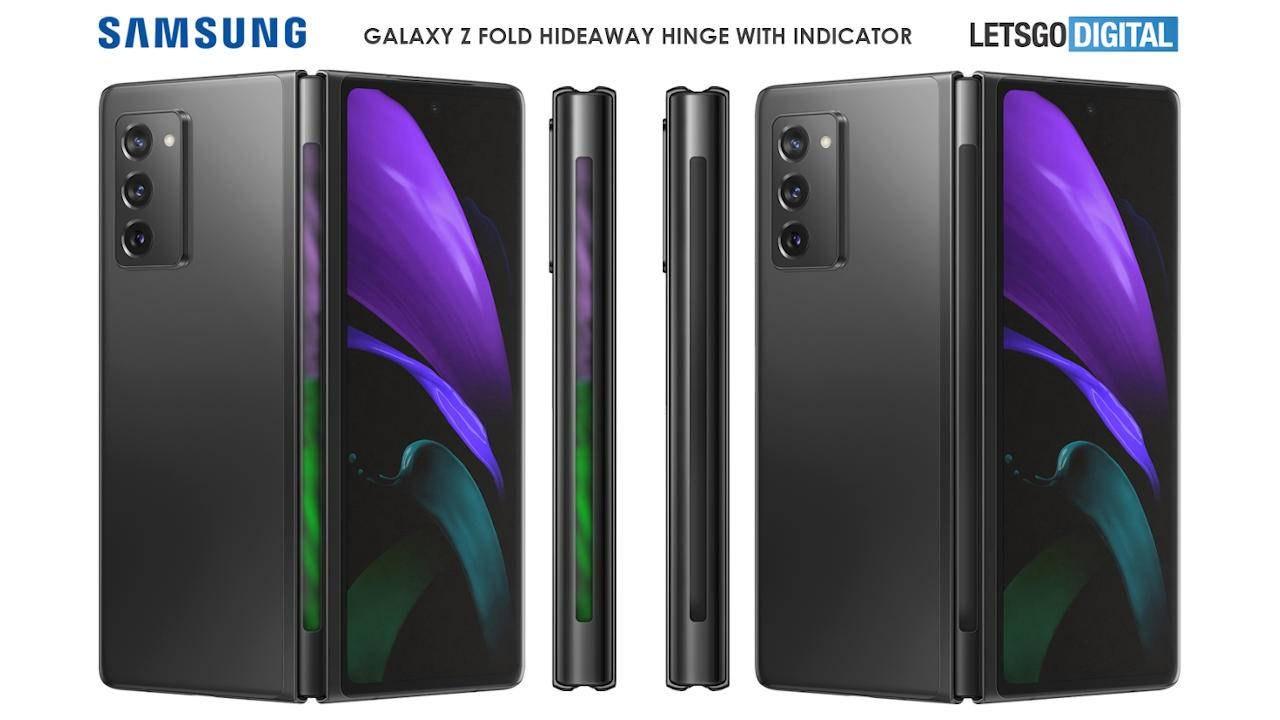 Galaxy Z Fold 3鉸鏈可能有指示燈