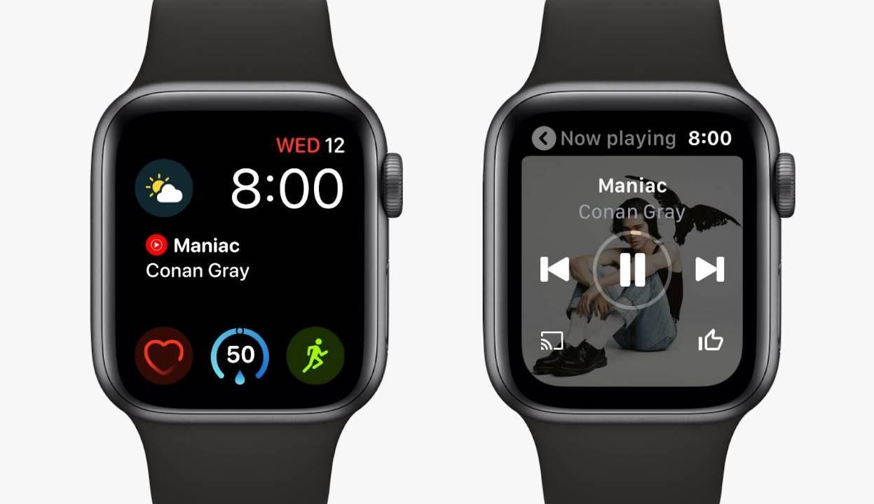 YouTube音樂登陸Apple Watch