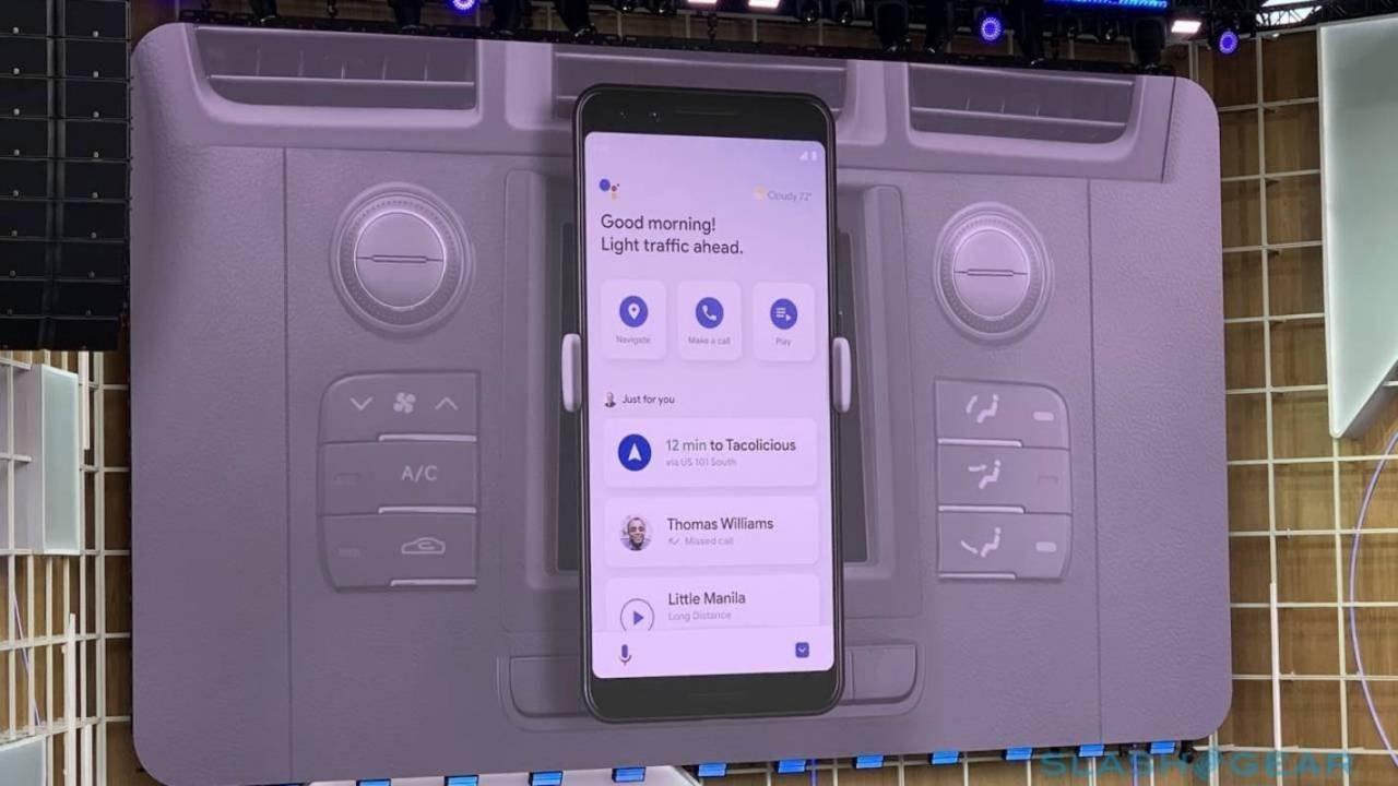 Google助手駕駛模式向某些用戶顯示，但看起來有所不同