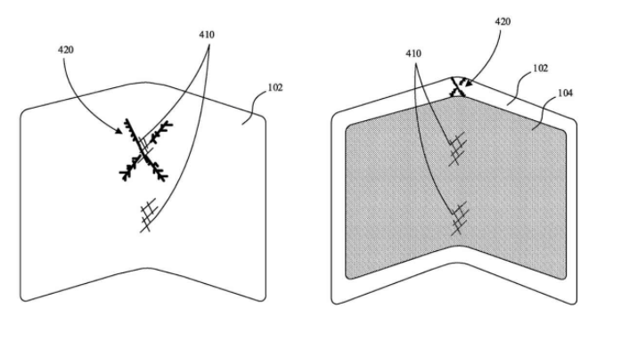 網(wǎng)上出現(xiàn)了可折疊iPhone的新屏幕專利