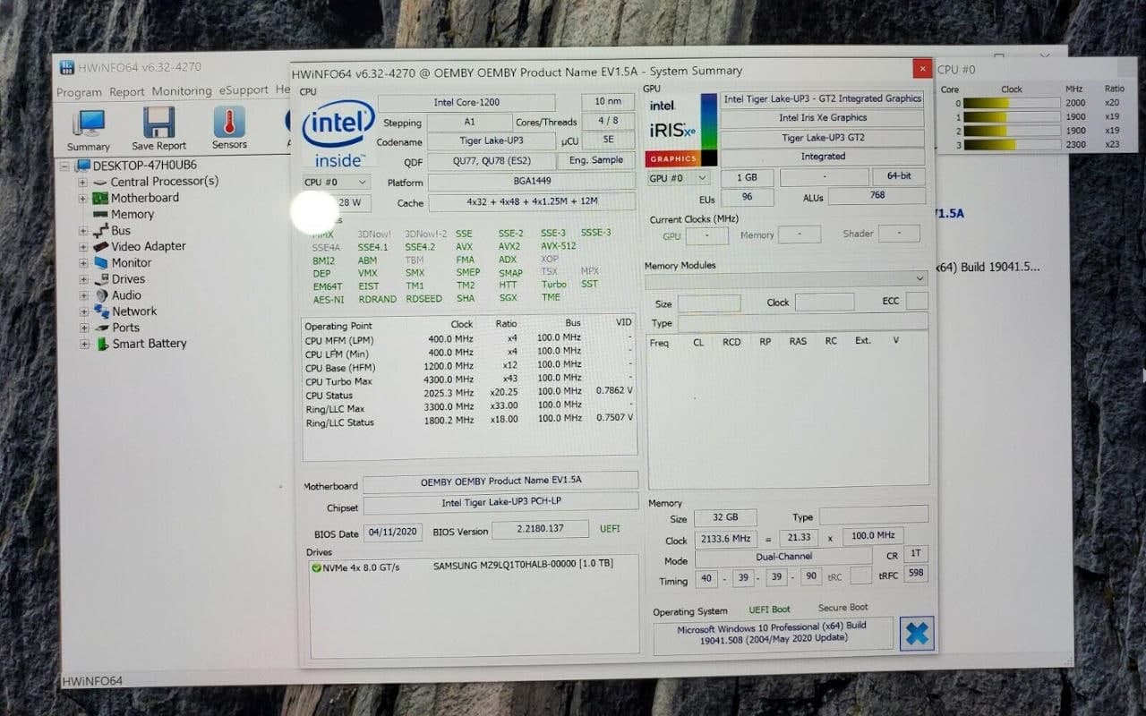 具有第11代Intel Core i7的微軟Surface Pro 8原型在eBay上出售