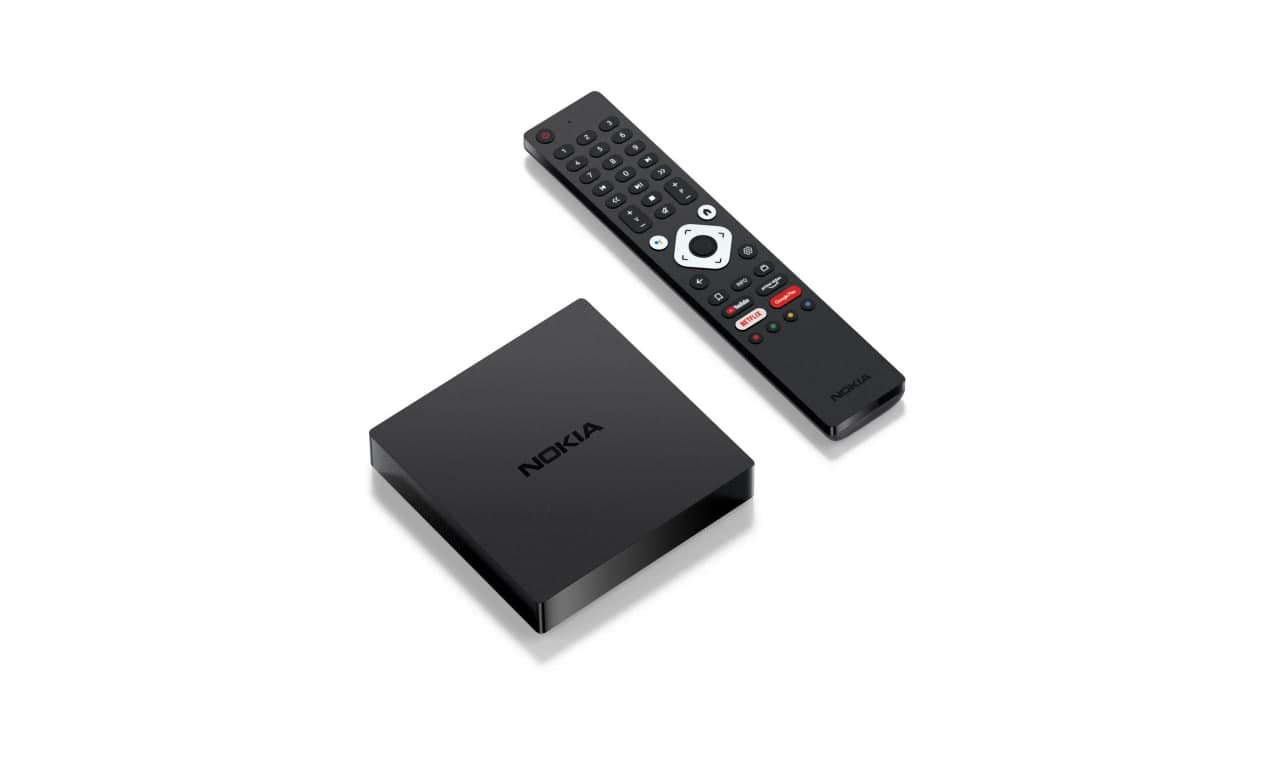 諾基亞Streaming Box 8000是一款4K Android TV 10機(jī)頂盒，價(jià)格為100歐元