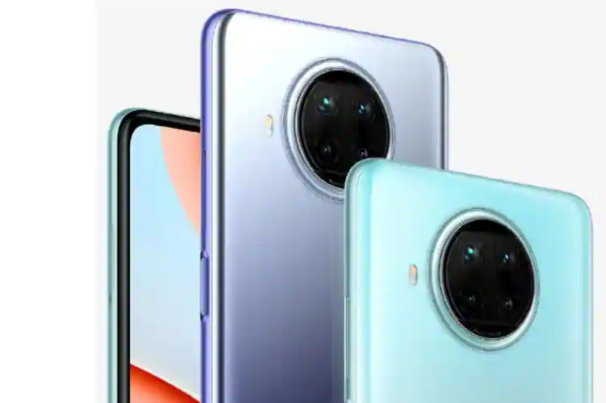 Redmi Note 9 Pro 5G具有藍(lán)色和橙色混合的漸變設(shè)計