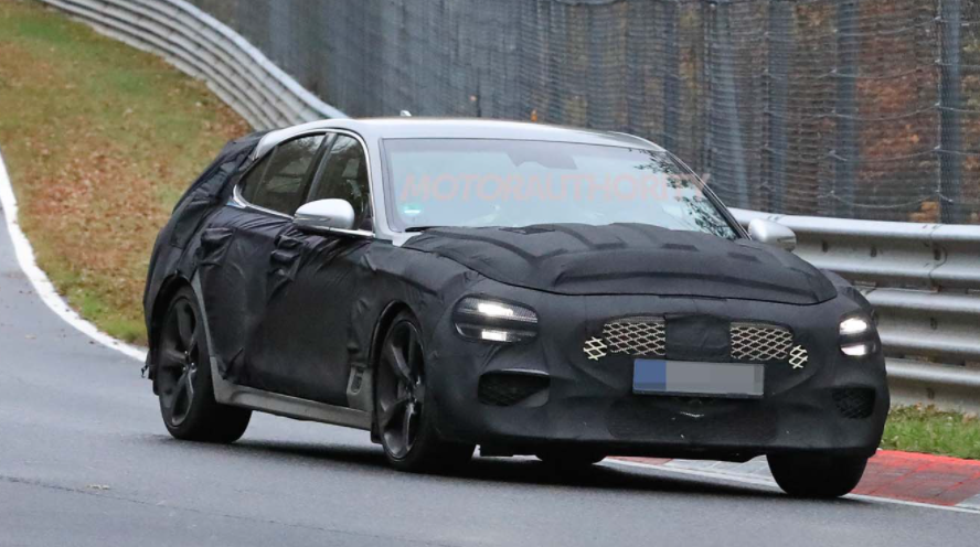 2022年Genesis G70旅行車間諜照片，但可能不會在美國發(fā)售