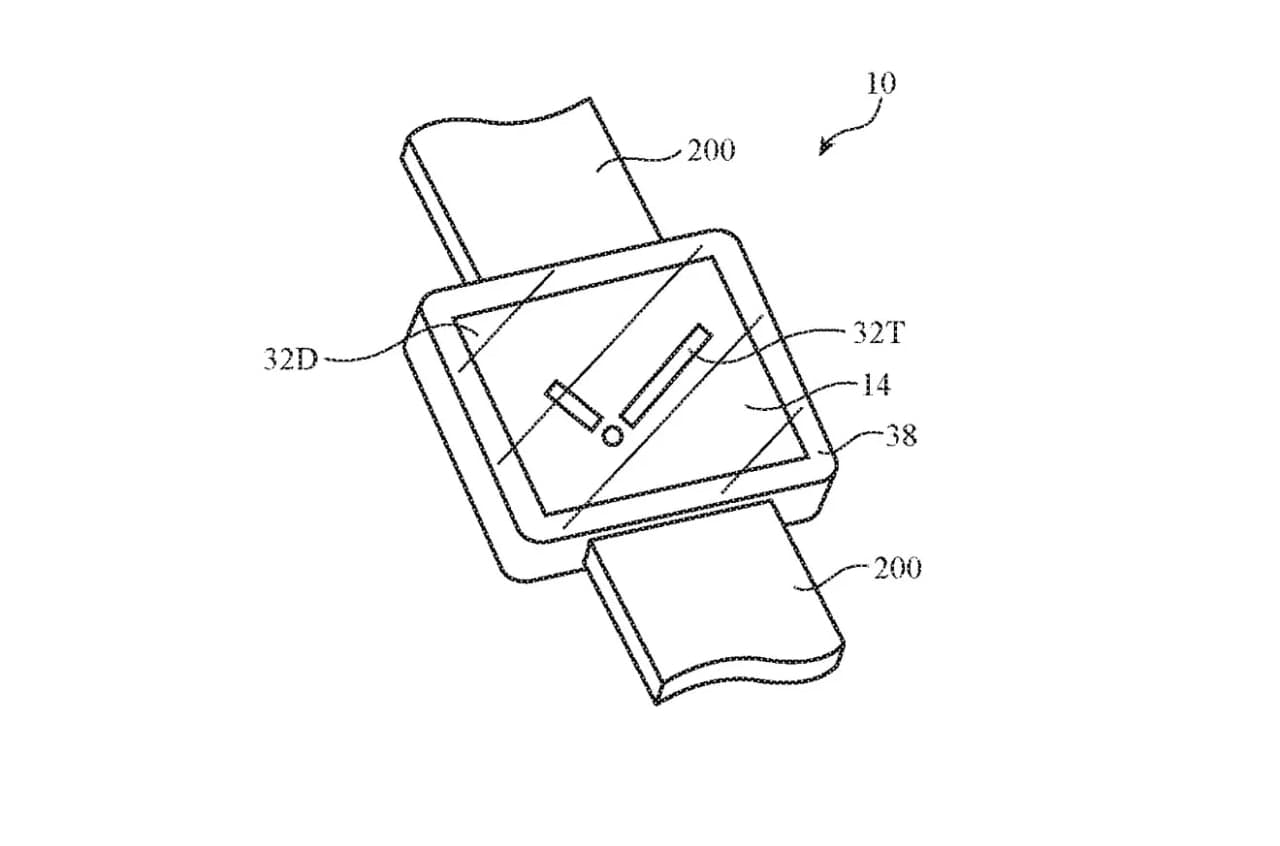 Apple的新專利暗示了對Apple Watch的Touch ID和顯示屏下攝像頭支持