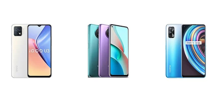 iQOO U3與Redmi Note 9 5G和Realme X7：規(guī)格對(duì)比