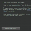 Windows 10開始顯示Adobe Flash Player警告