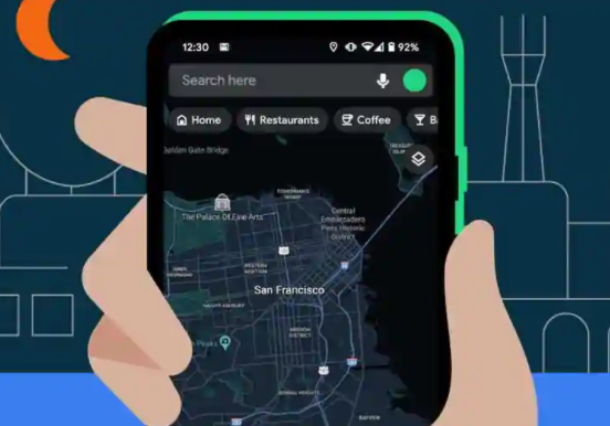 Google Maps黑暗模式在全球范圍內(nèi)推廣