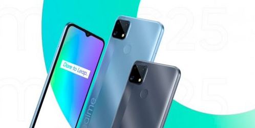 Realme C25配備6,000 mAh電池和三重攝像頭