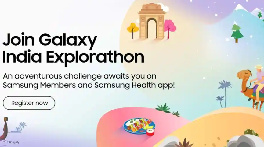 三星宣布為三星會員推出“ Galaxy India Explorathon”