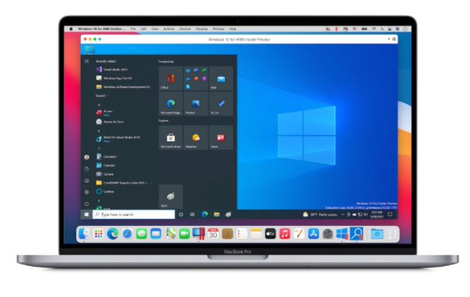 借助Parallels 16.5，M1 Macs現(xiàn)在可以在Arm上運(yùn)行Windows 10