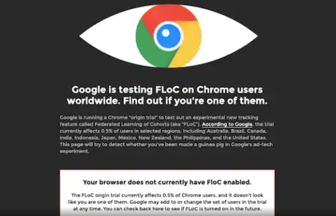 Google Chrome FLoC試用版：如何知道是否正在跟蹤您并選擇退出