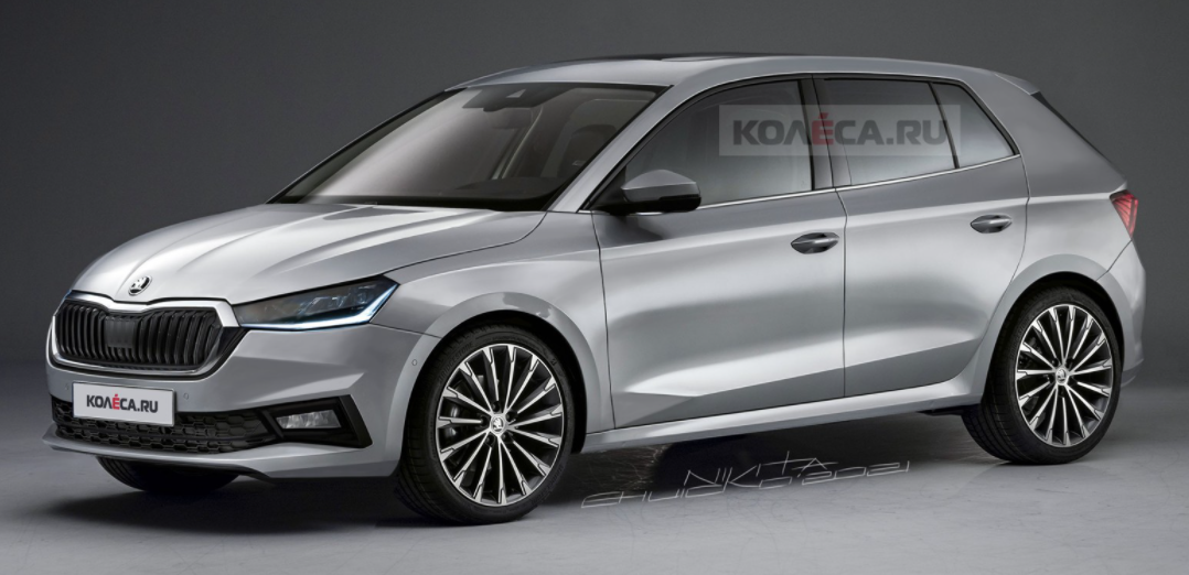 2022年，斯柯達(dá)·法比亞（Skoda Fabia）在首次亮相之前曝光