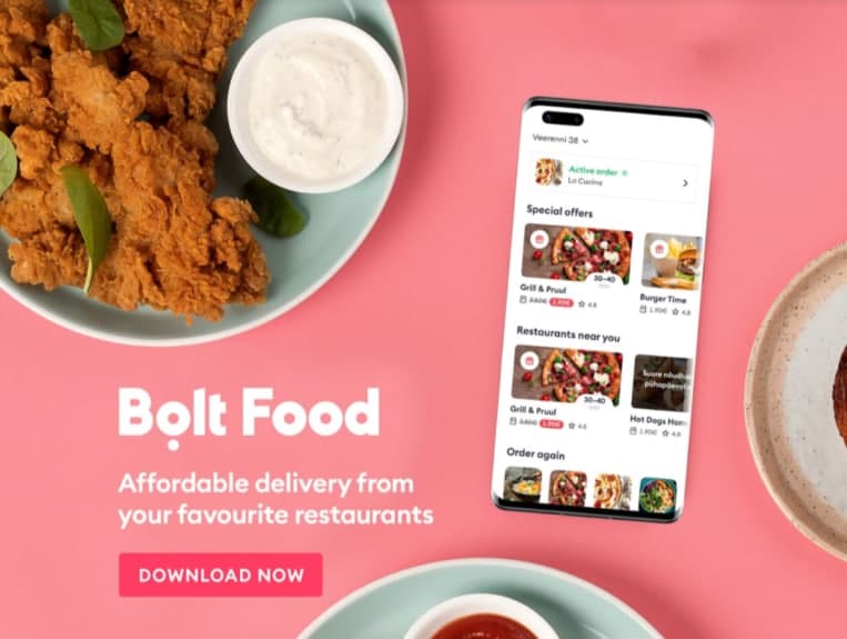 Bolt Food加入華為APP