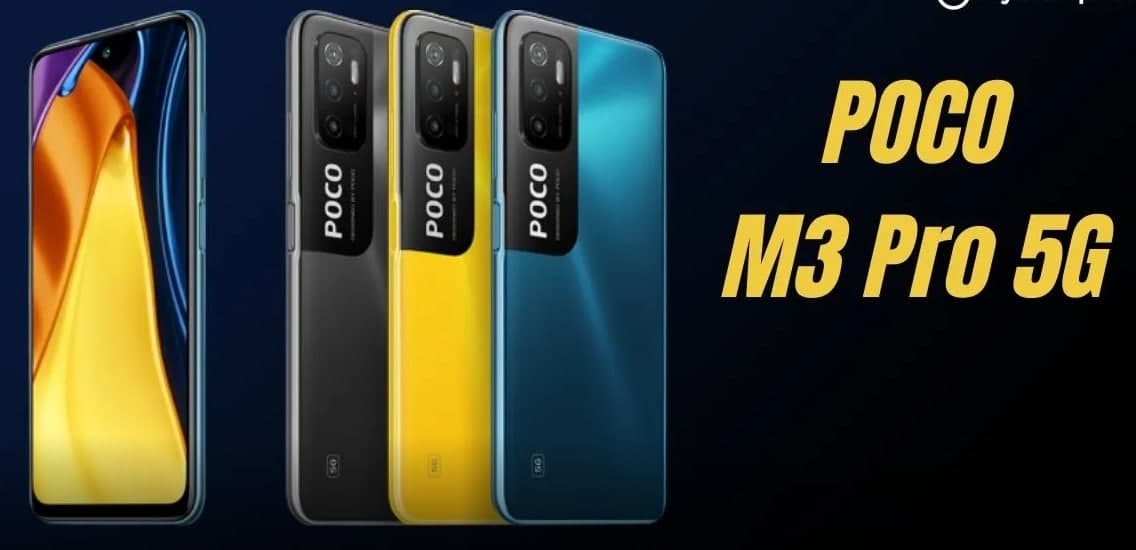 POCO M3 Pro 5G設(shè)計(jì)使用三合一攝像頭，一個(gè)側(cè)面安裝的指紋掃描儀，并在全新渲染器中顯示更多功能