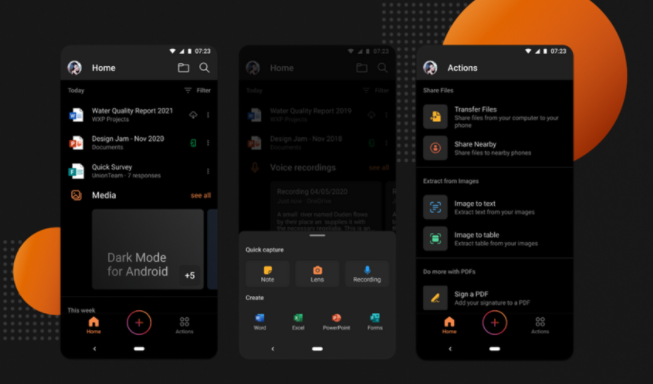 Android版Microsoft Office終于更新了黑暗模式