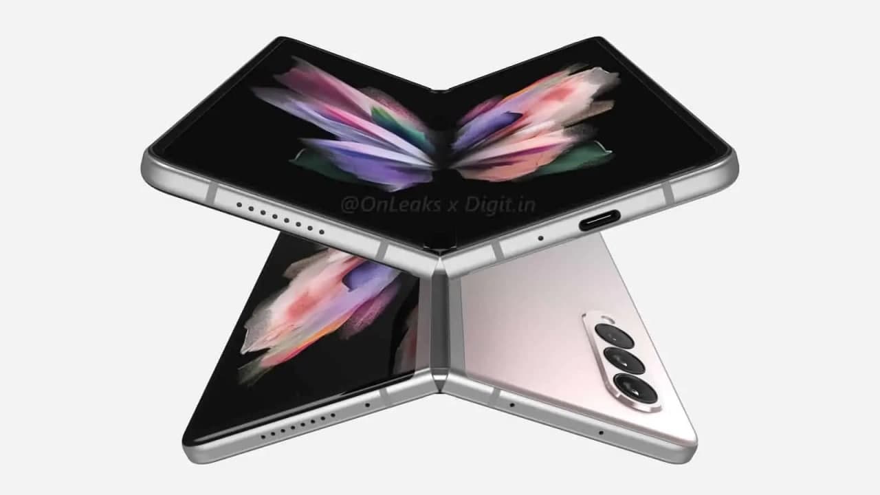 新渲染圖展示了 Galaxy Z Fold 3 將如何存儲 S Pen