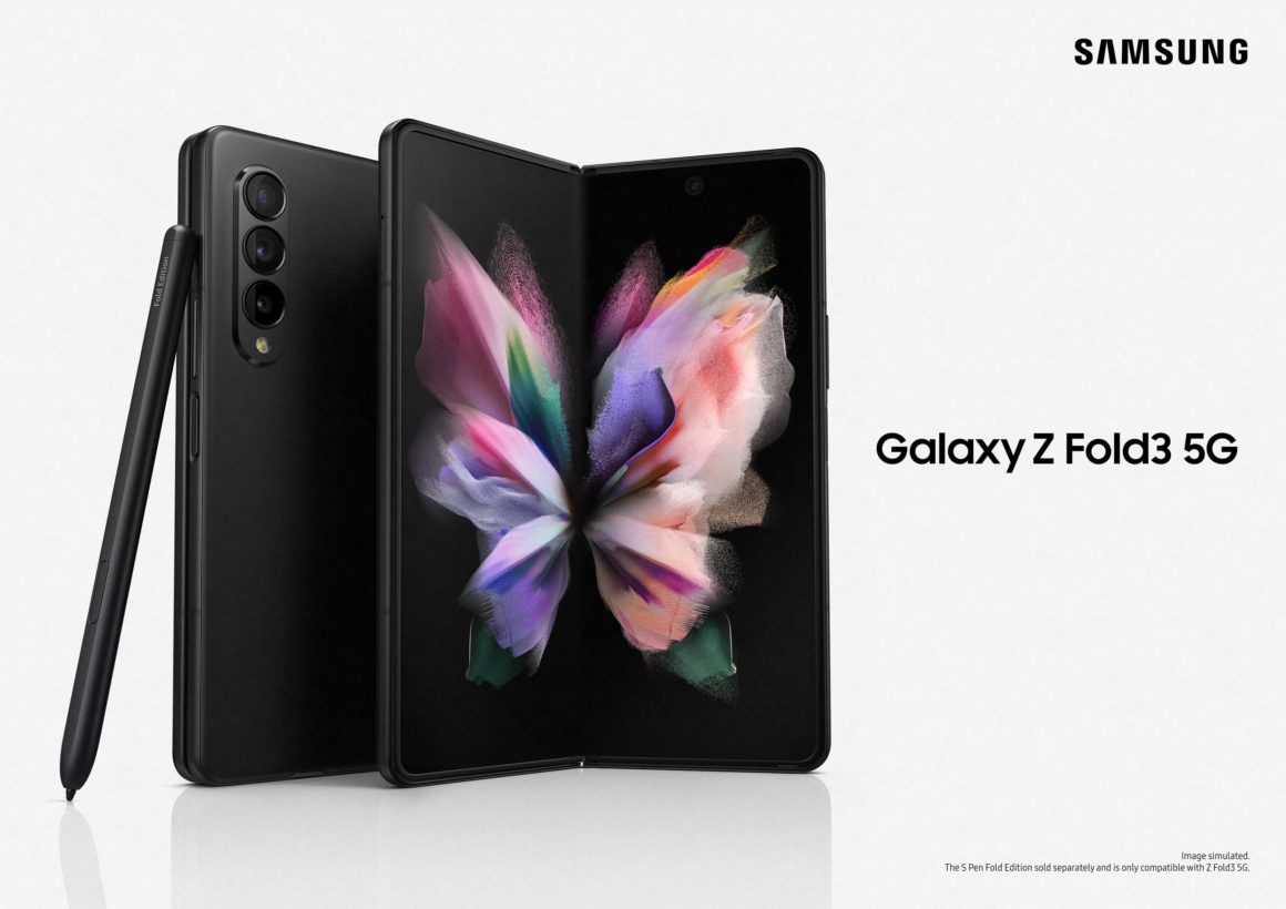 三星 Galaxy Z Fold 3 5G 官方：S Pen 支持，防水，耐用設計