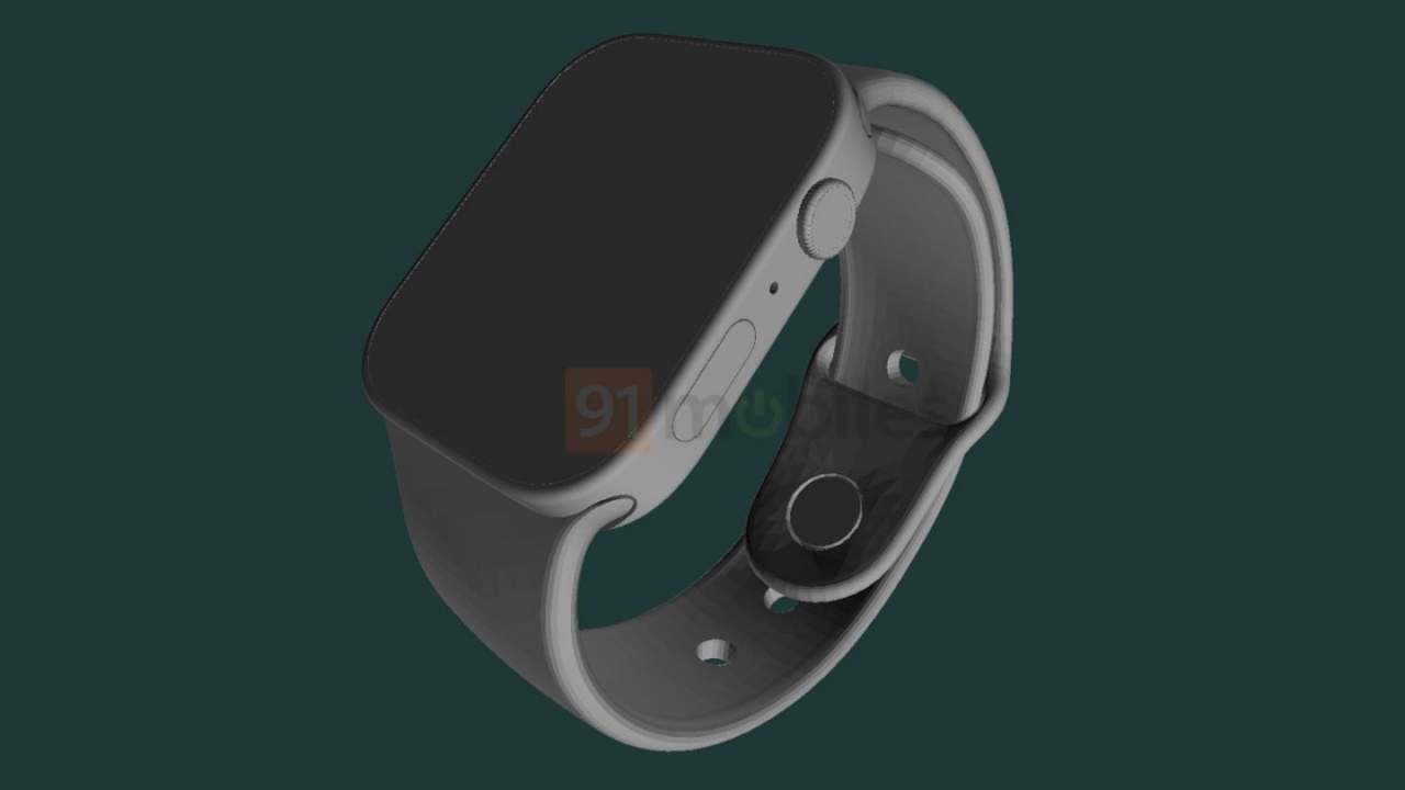 Apple Watch Series 7 渲染圖表明設計發(fā)生了重大變化