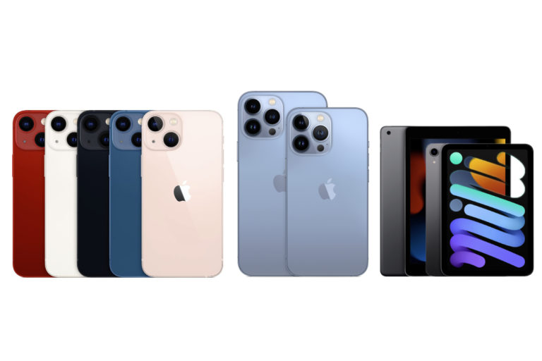 蘋果 iPhone 13 系列、新款 iPad mini 和 iPad 9 代今天上市