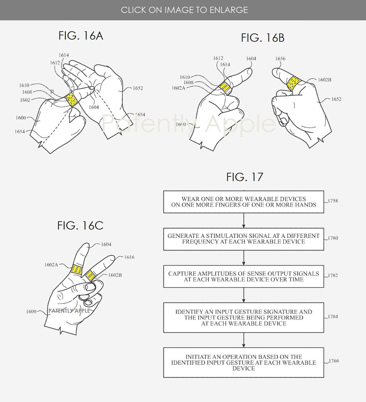 Apple 申請(qǐng)了一種使用環(huán)輸入 VR 耳機(jī)手勢(shì)的新方法