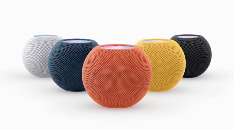 蘋果推出新的 HomePod mini 顏色